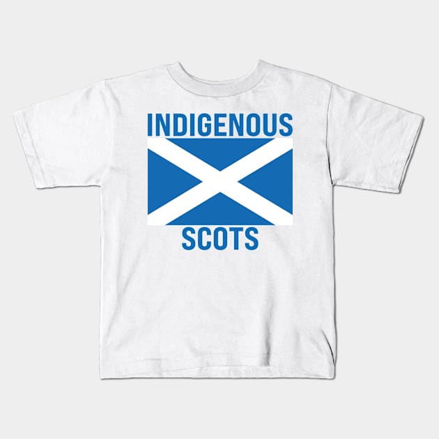 Indigenous Scots Kids T-Shirt by DPattonPD